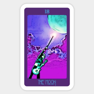 The Moon - Tarot Card Design Sticker